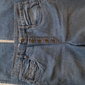 DG2 By Diane Gilman Pull-on w/look of 5-button Fly Women's Jeans Sz 14
